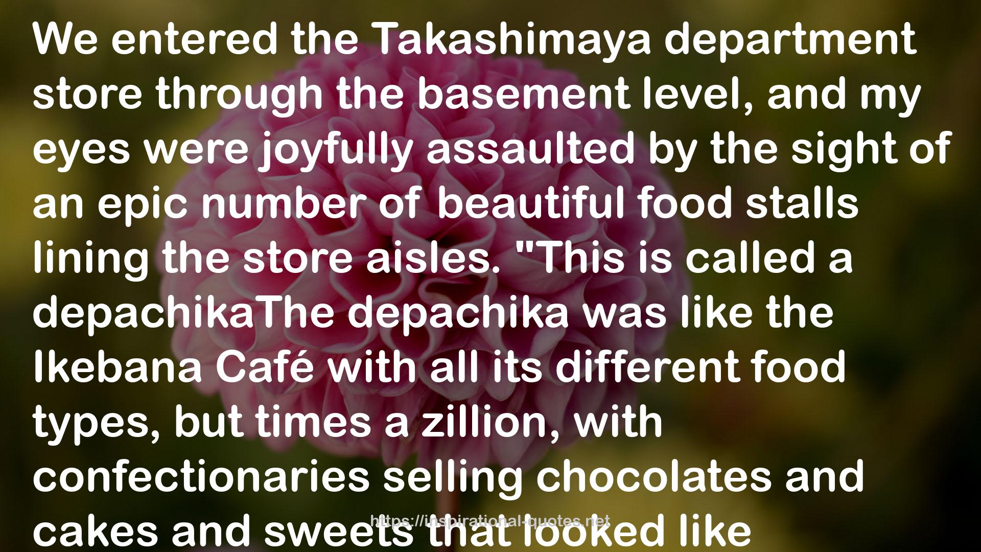 My Almost Flawless Tokyo Dream Life QUOTES