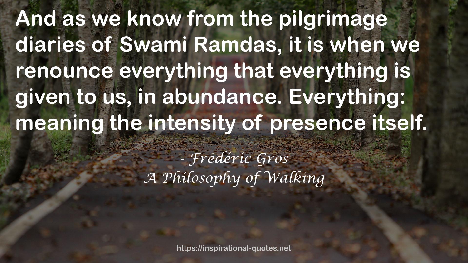 the pilgrimage diaries  QUOTES