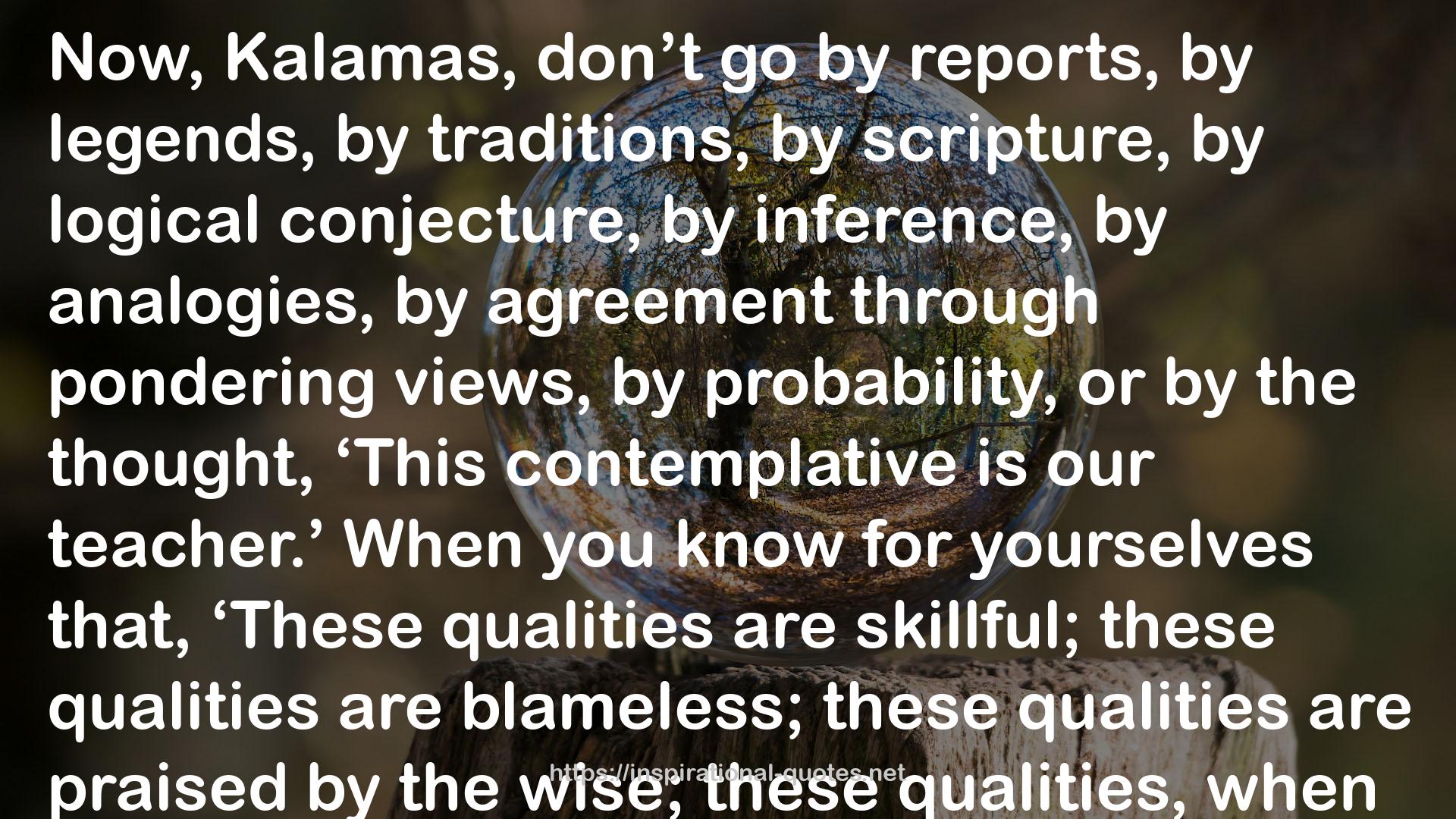 The Numerical Discourses of the Buddha: A Translation of the Anguttara Nikaya QUOTES