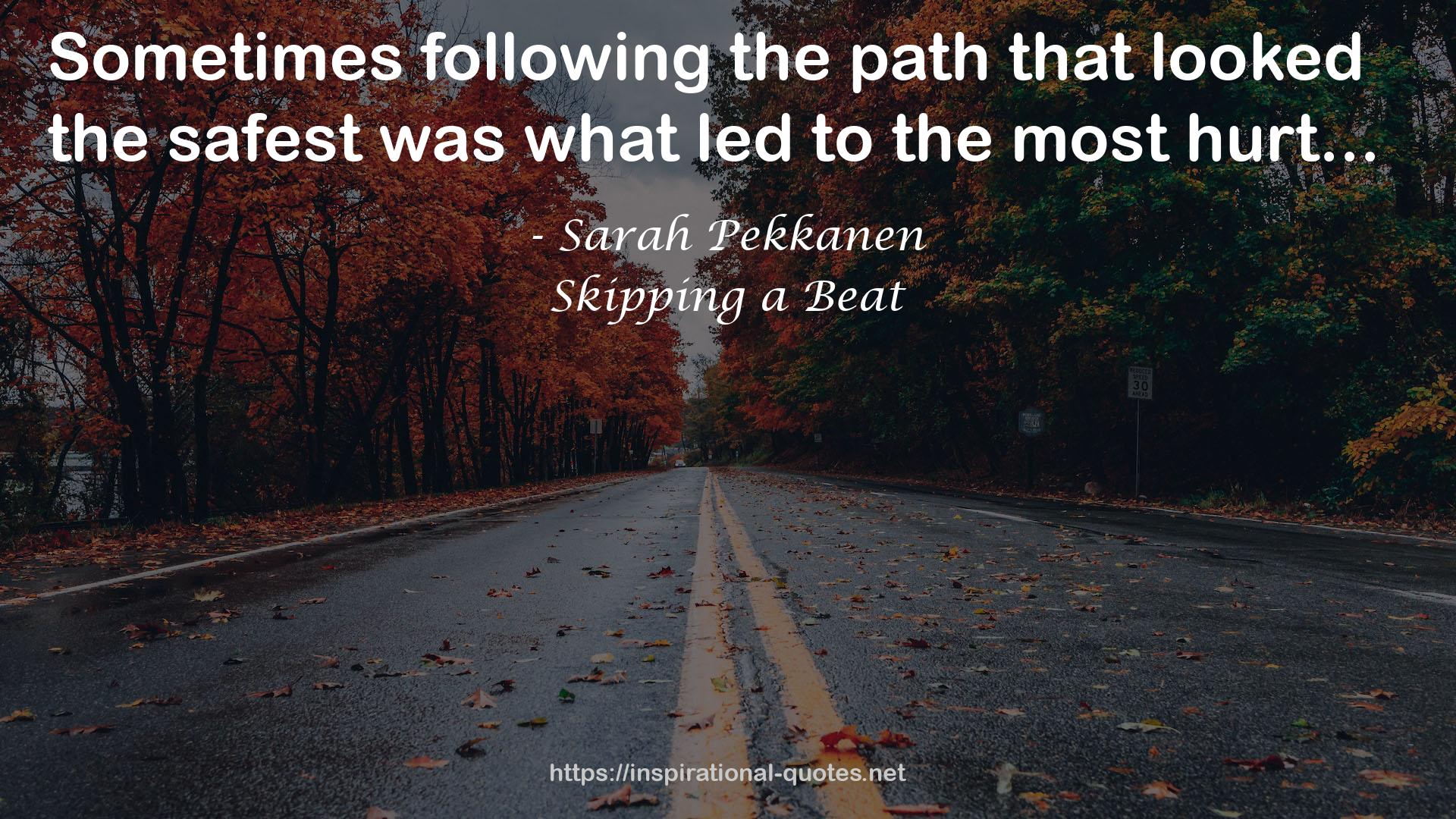 Skipping a Beat QUOTES