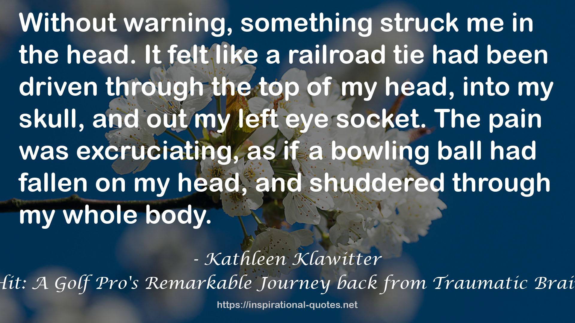 Kathleen Klawitter QUOTES