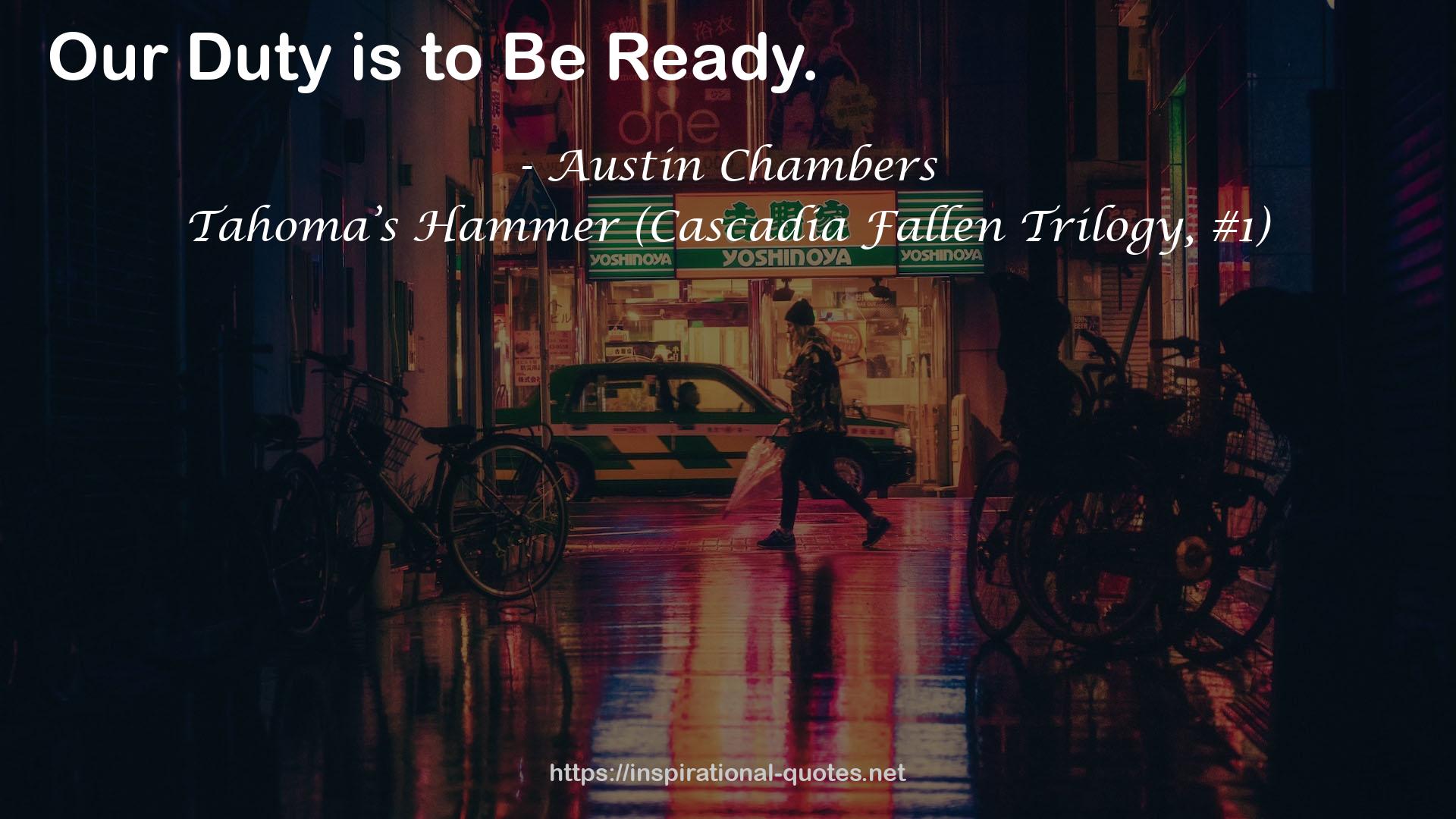 Austin Chambers QUOTES