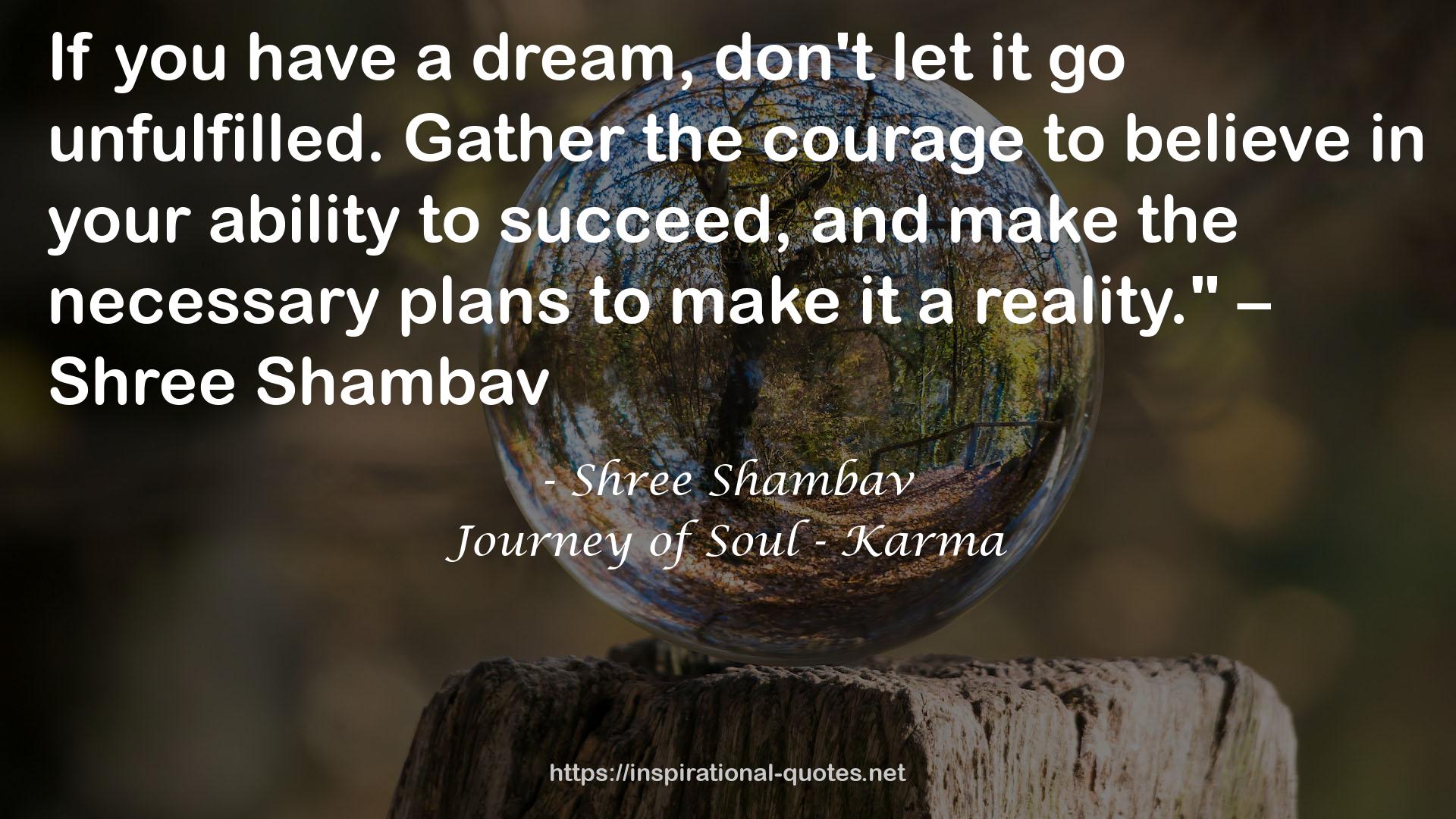 Journey of Soul - Karma QUOTES