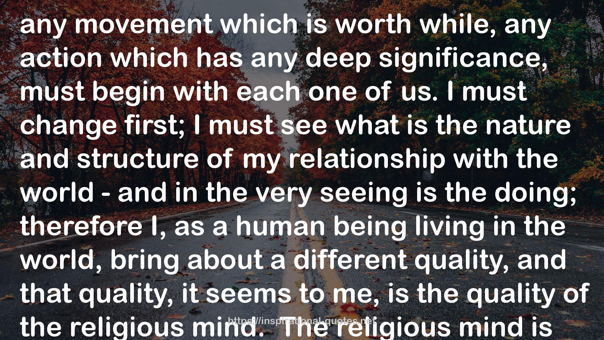 J. Krishnamurti QUOTES