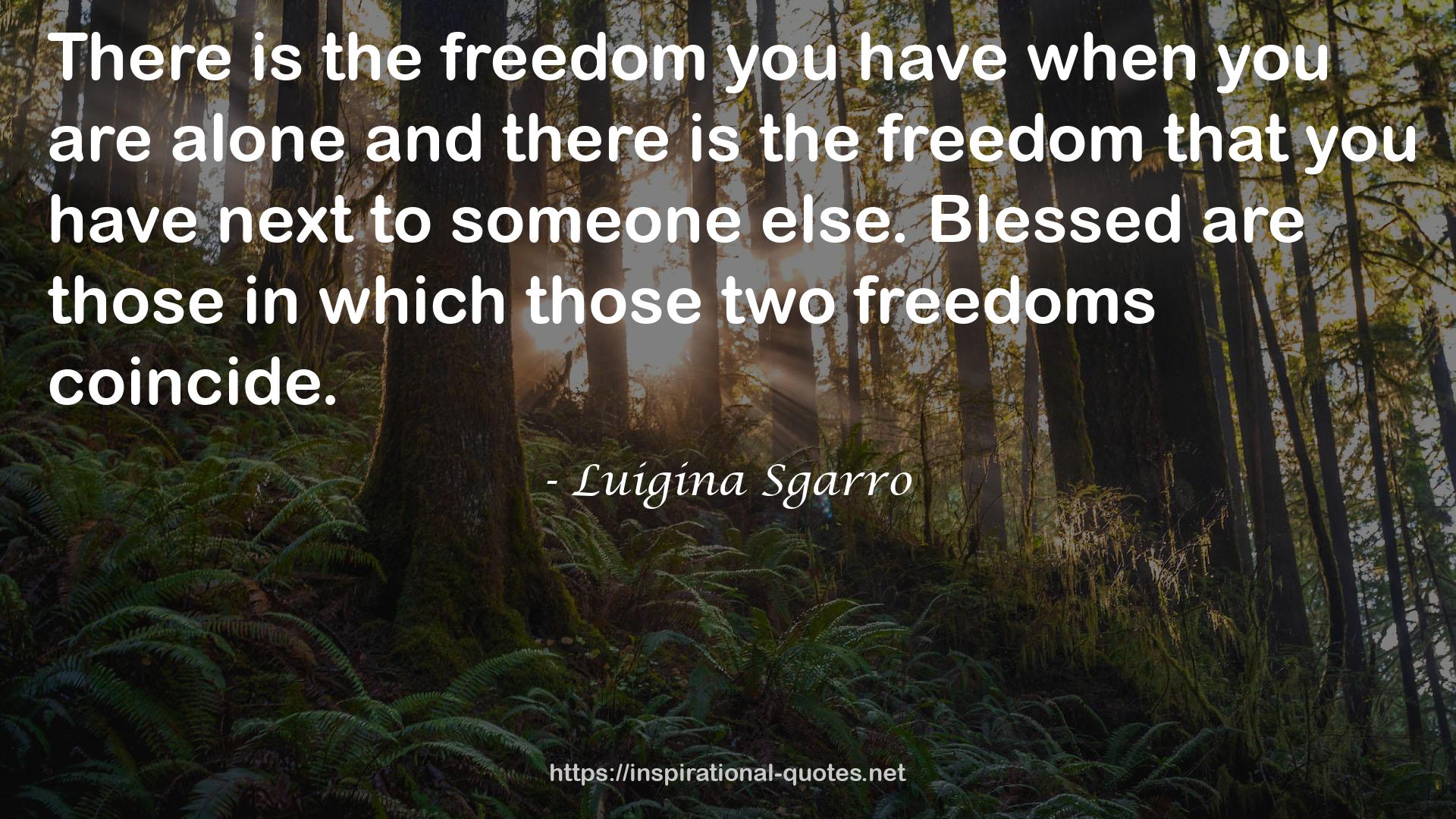 those two freedoms  QUOTES