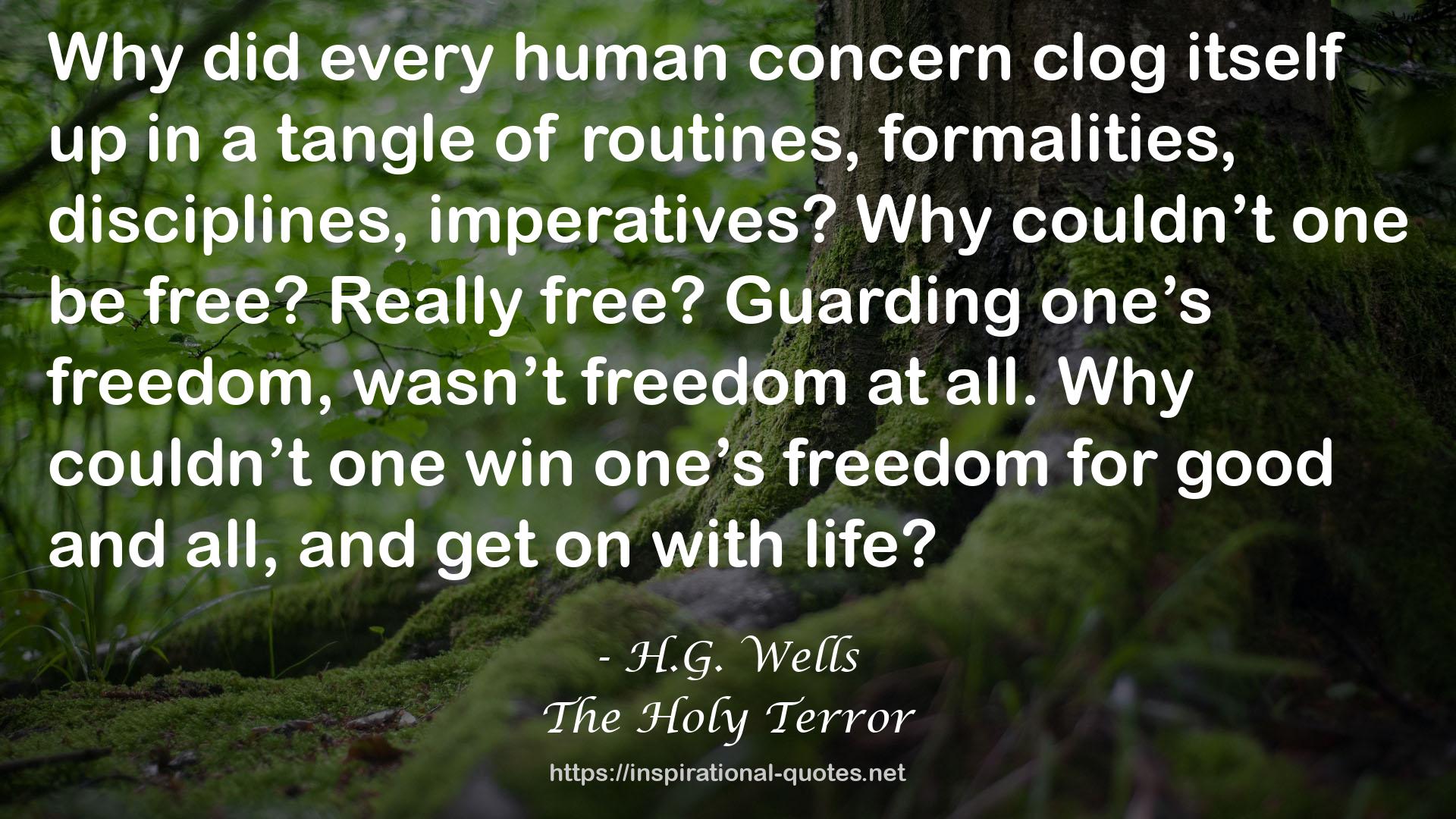 H.G. Wells QUOTES