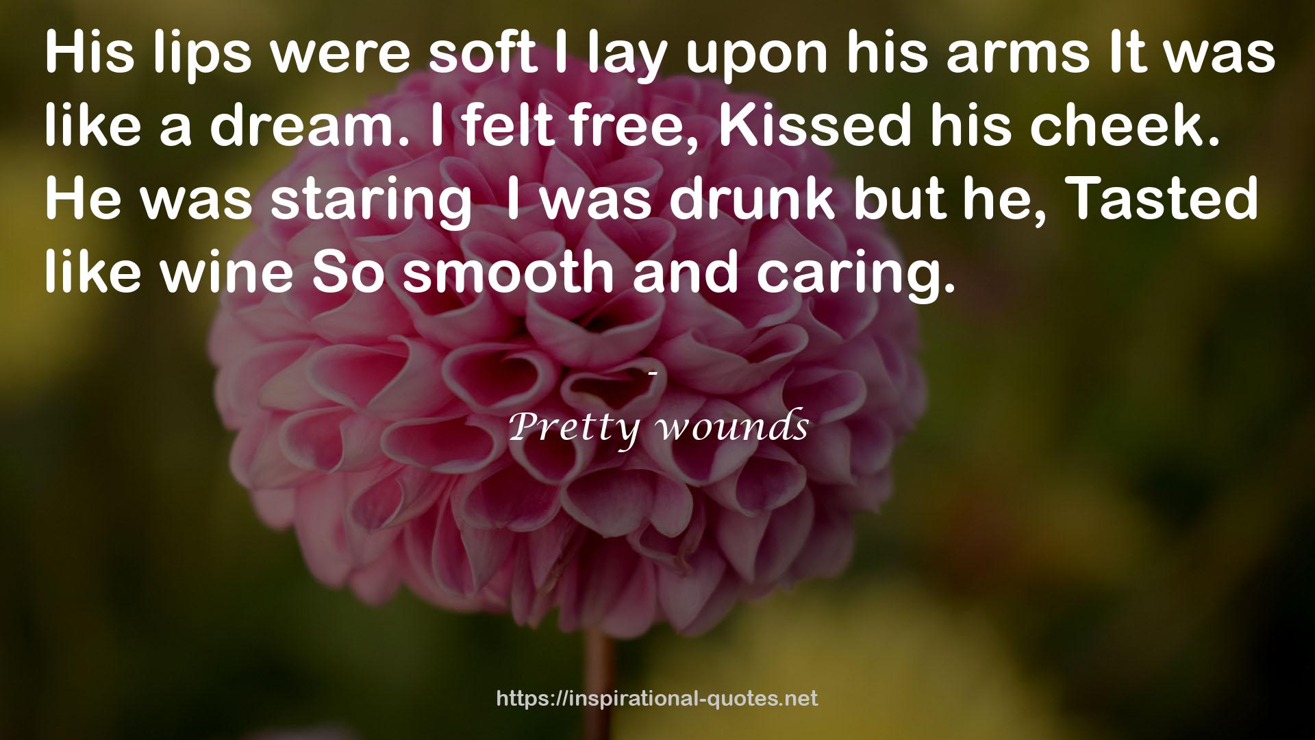 Pretty wounds QUOTES