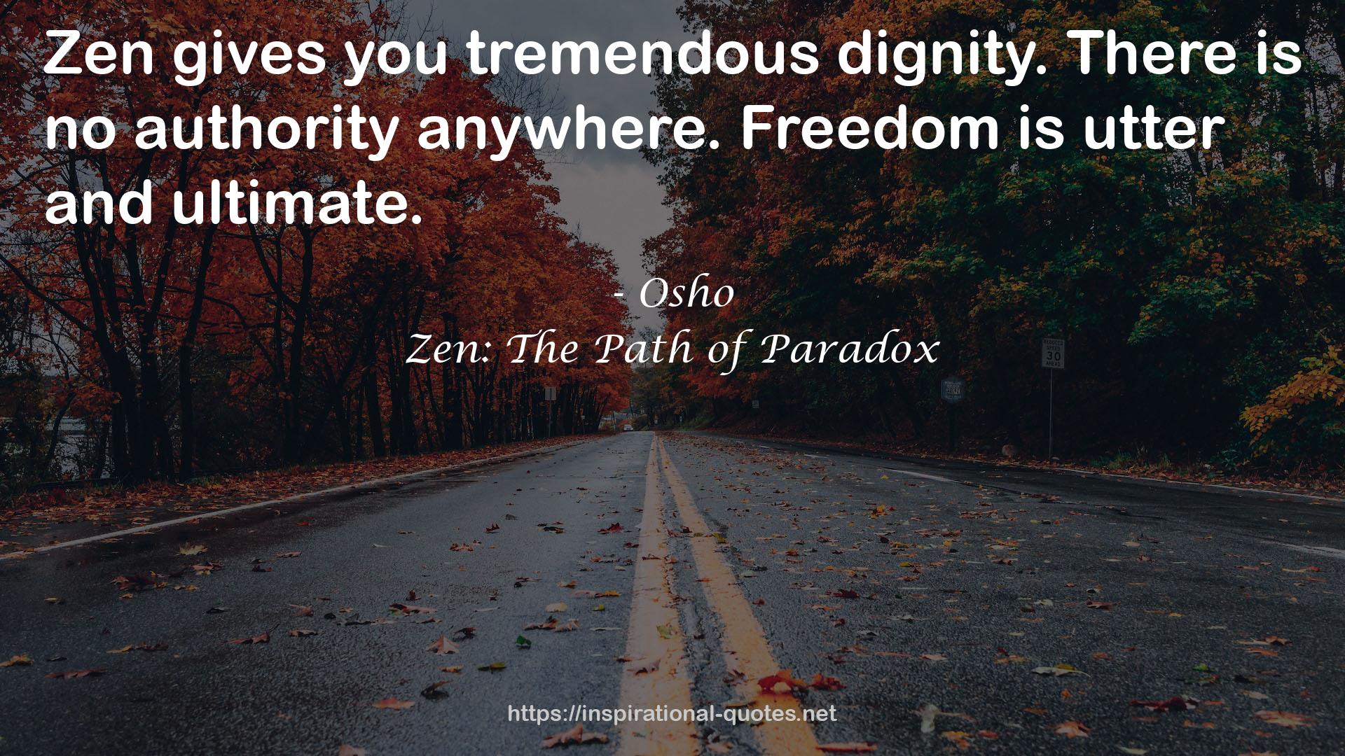 Zen: The Path of Paradox QUOTES