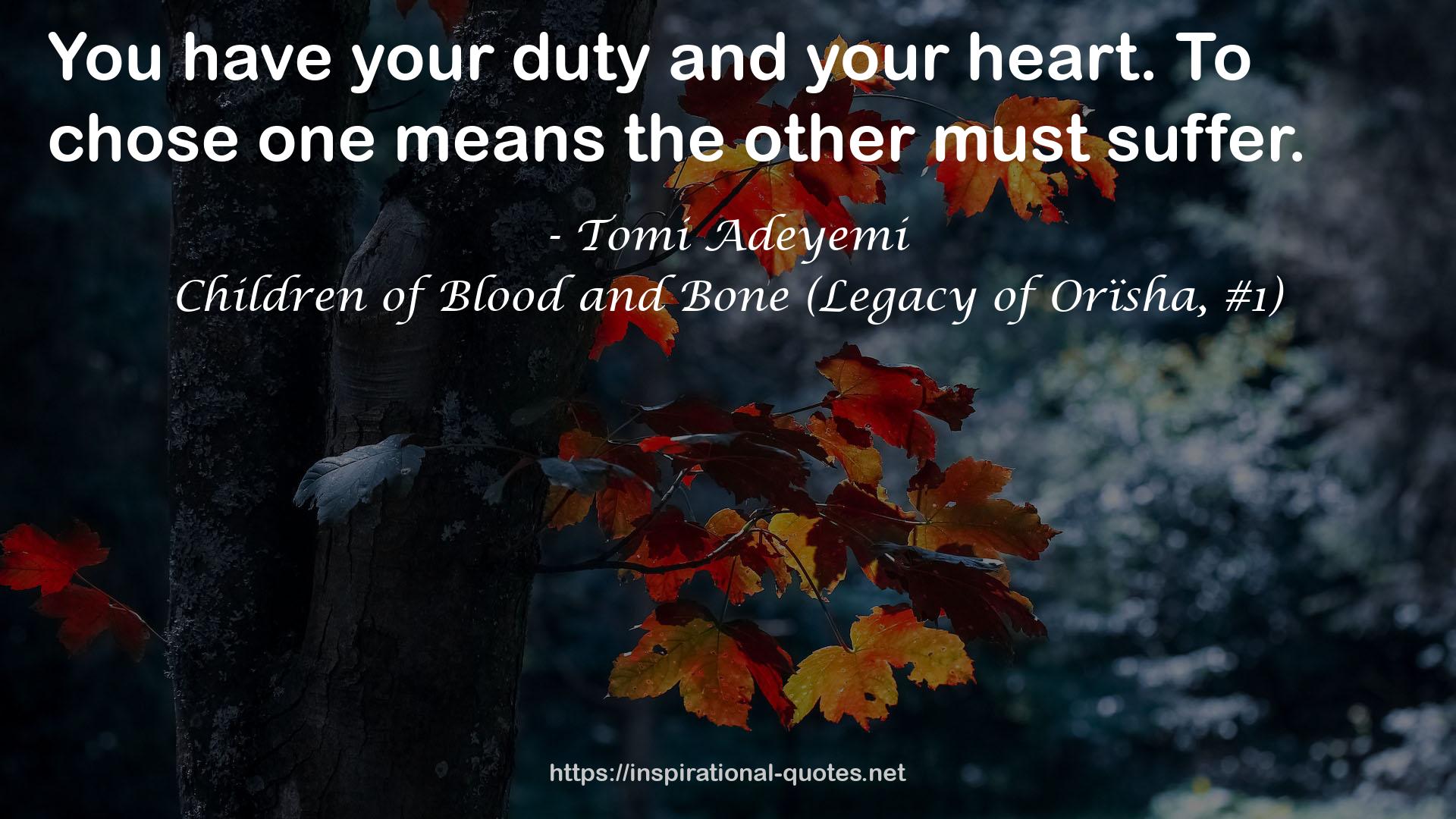 Children of Blood and Bone (Legacy of Orïsha, #1) QUOTES