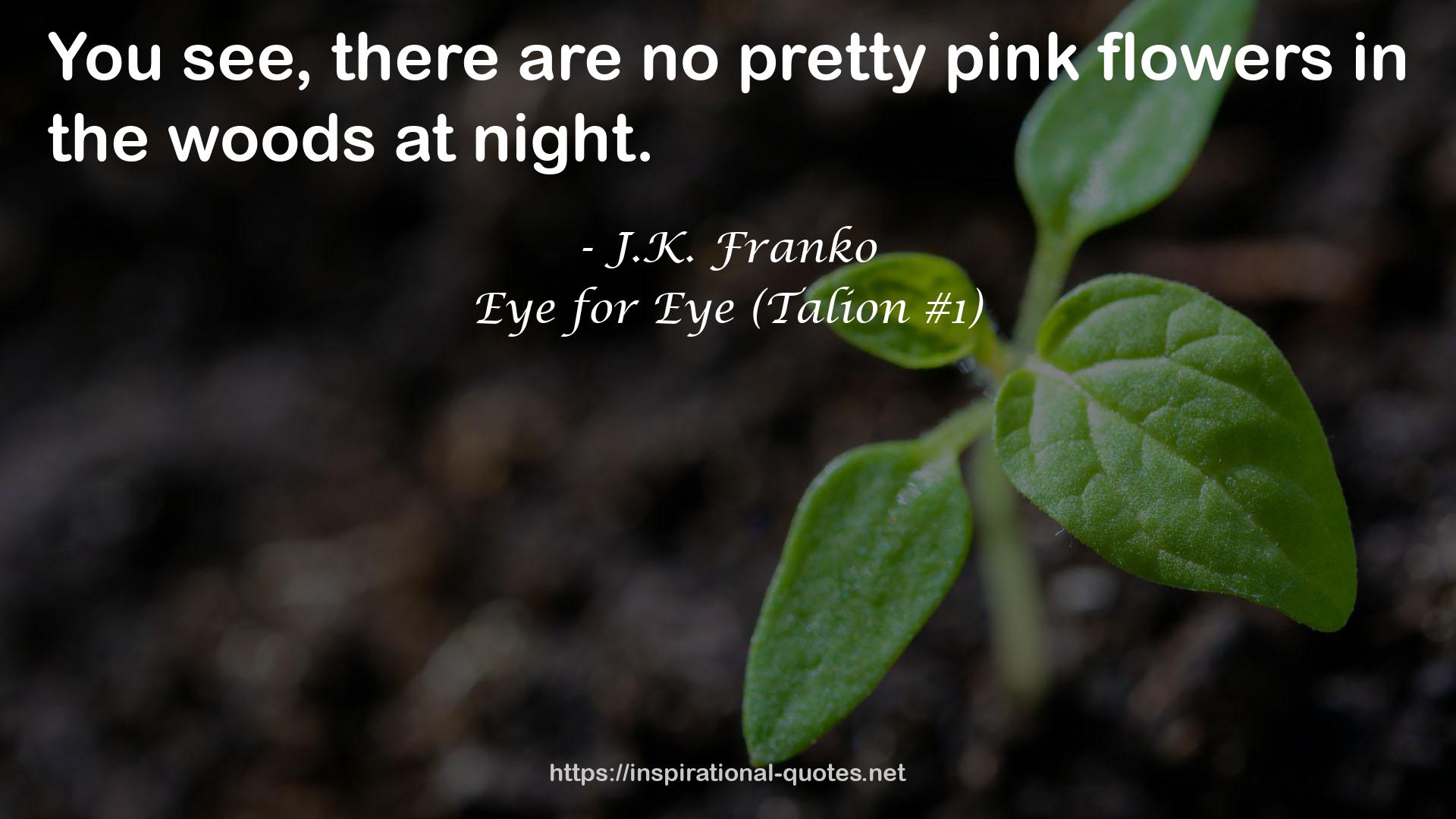 Eye for Eye (Talion #1) QUOTES