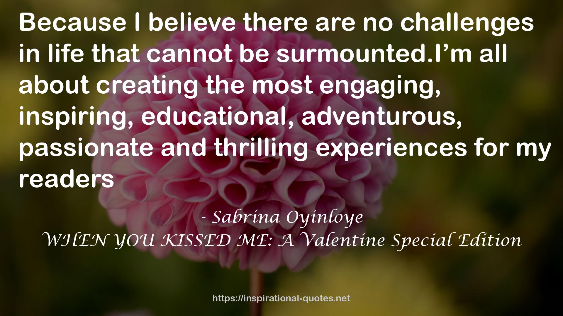 Sabrina Oyinloye QUOTES