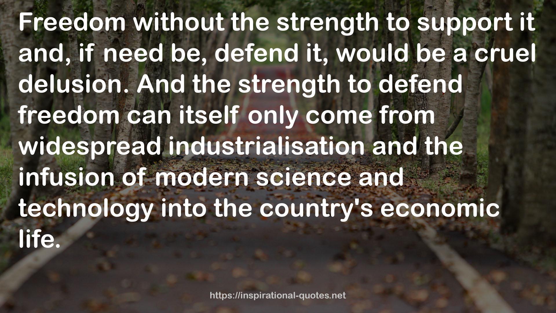 industrialisation  QUOTES