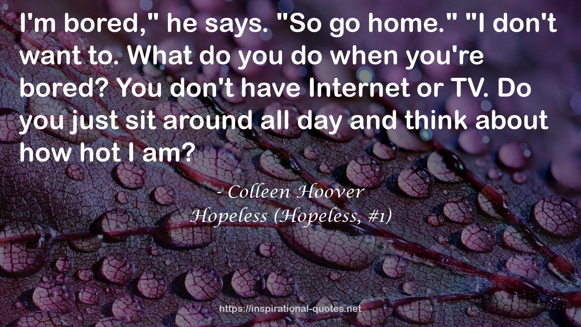 Hopeless (Hopeless, #1) QUOTES