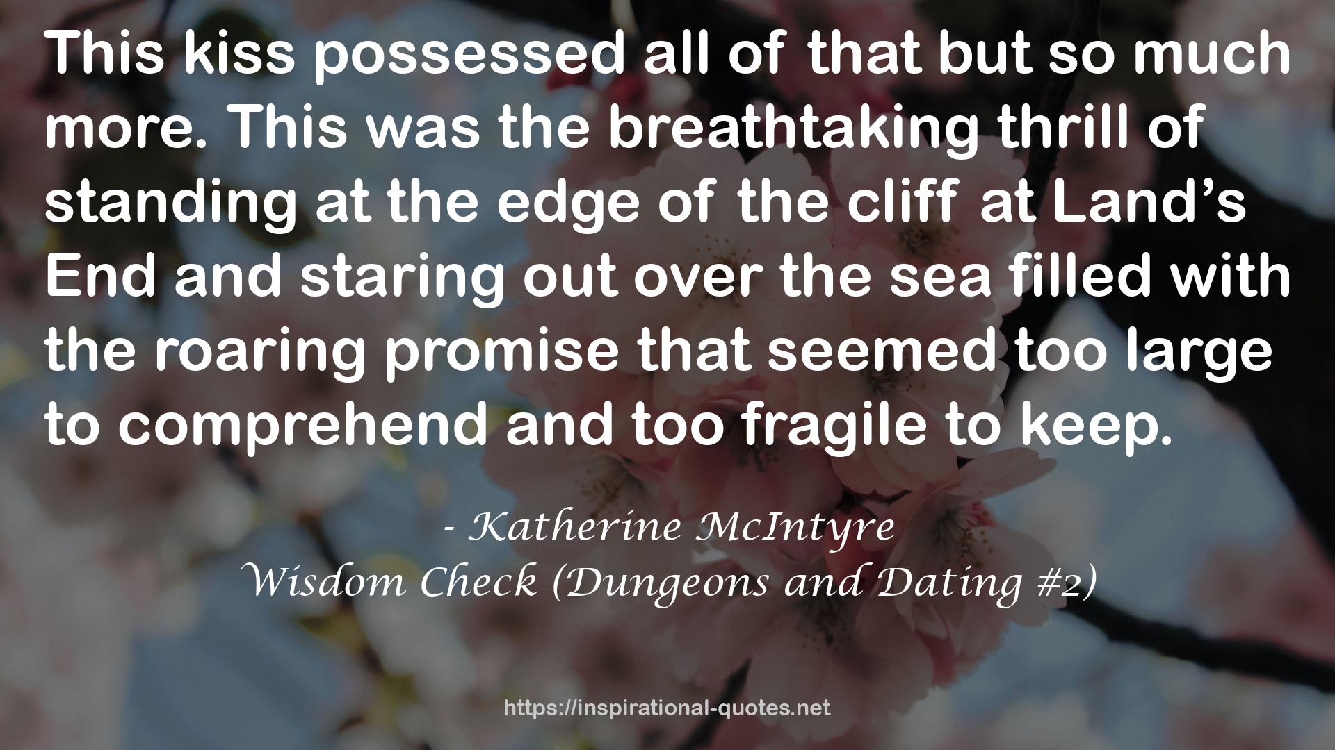 Wisdom Check (Dungeons and Dating #2) QUOTES
