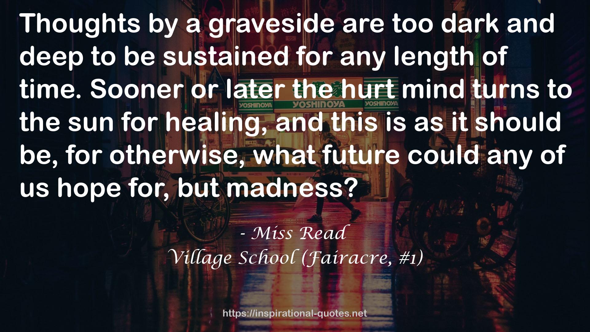 Village School (Fairacre, #1) QUOTES