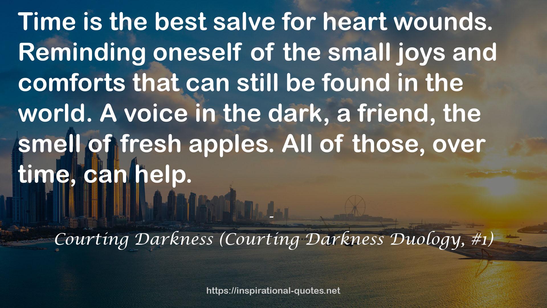 Courting Darkness (Courting Darkness Duology, #1) QUOTES