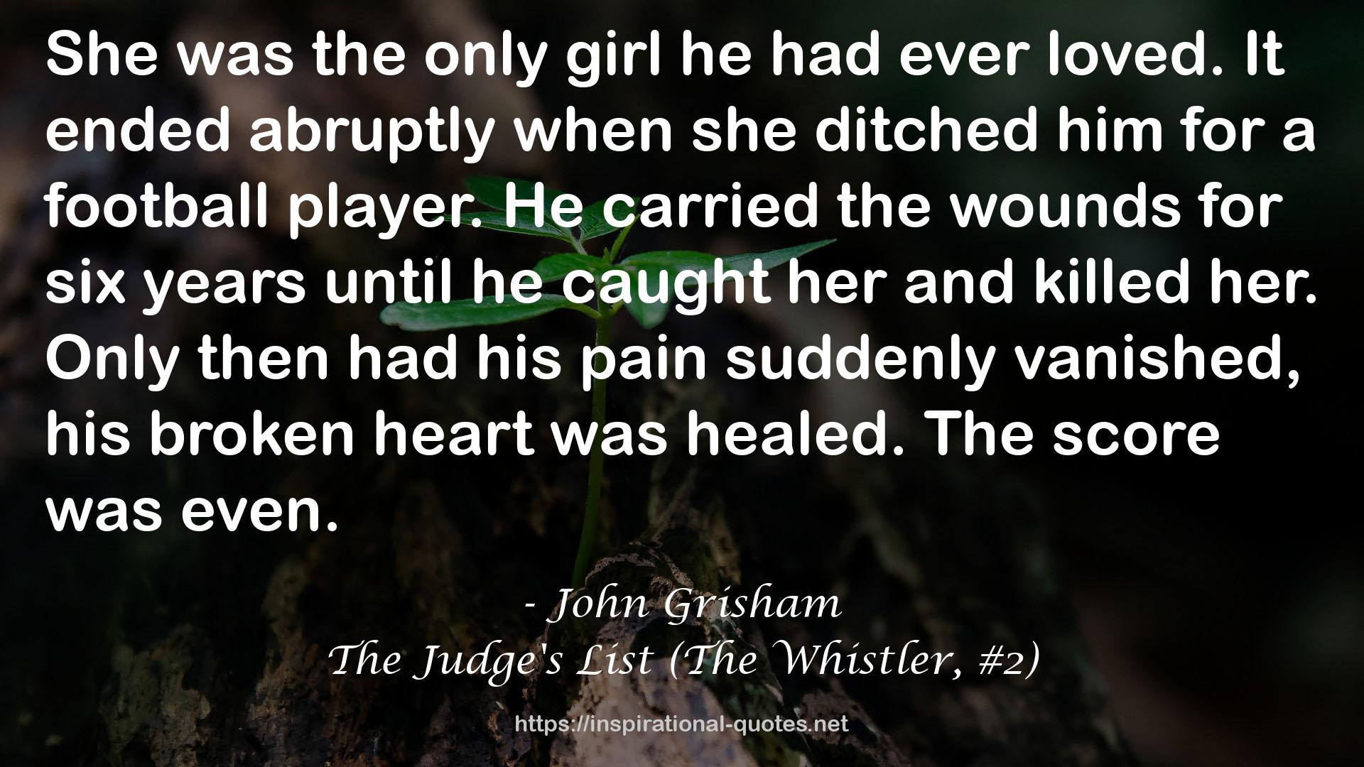 The Judge's List (The Whistler, #2) QUOTES