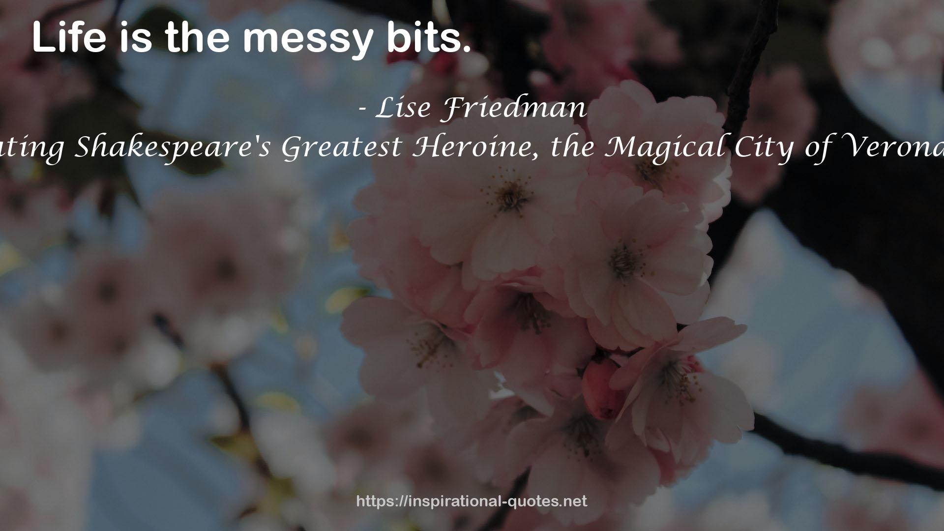 Lise Friedman QUOTES