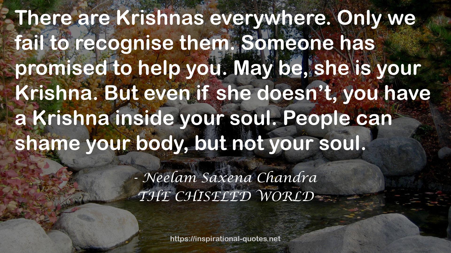 THE CHISELED WORLD QUOTES