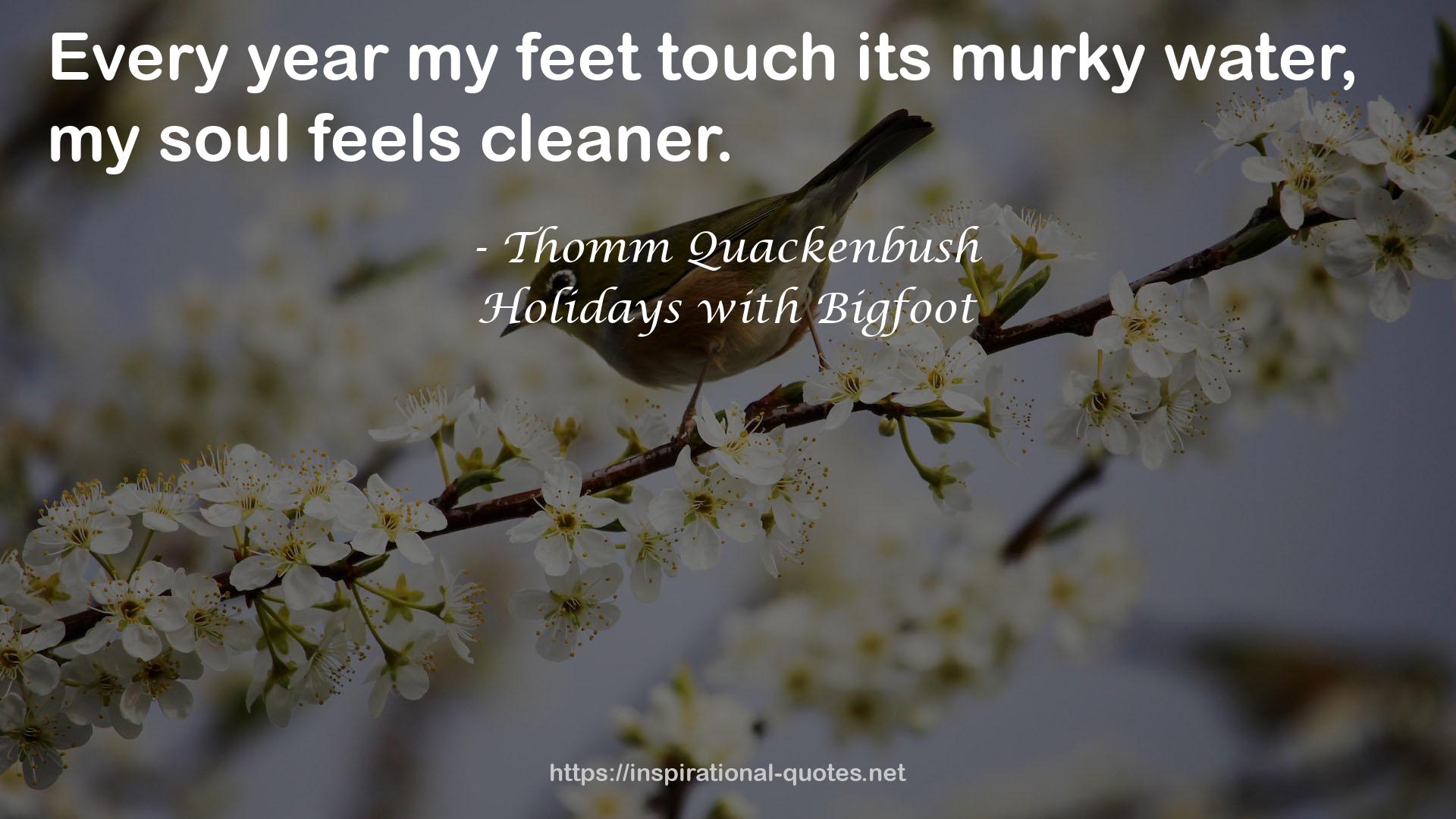 Holidays with Bigfoot QUOTES