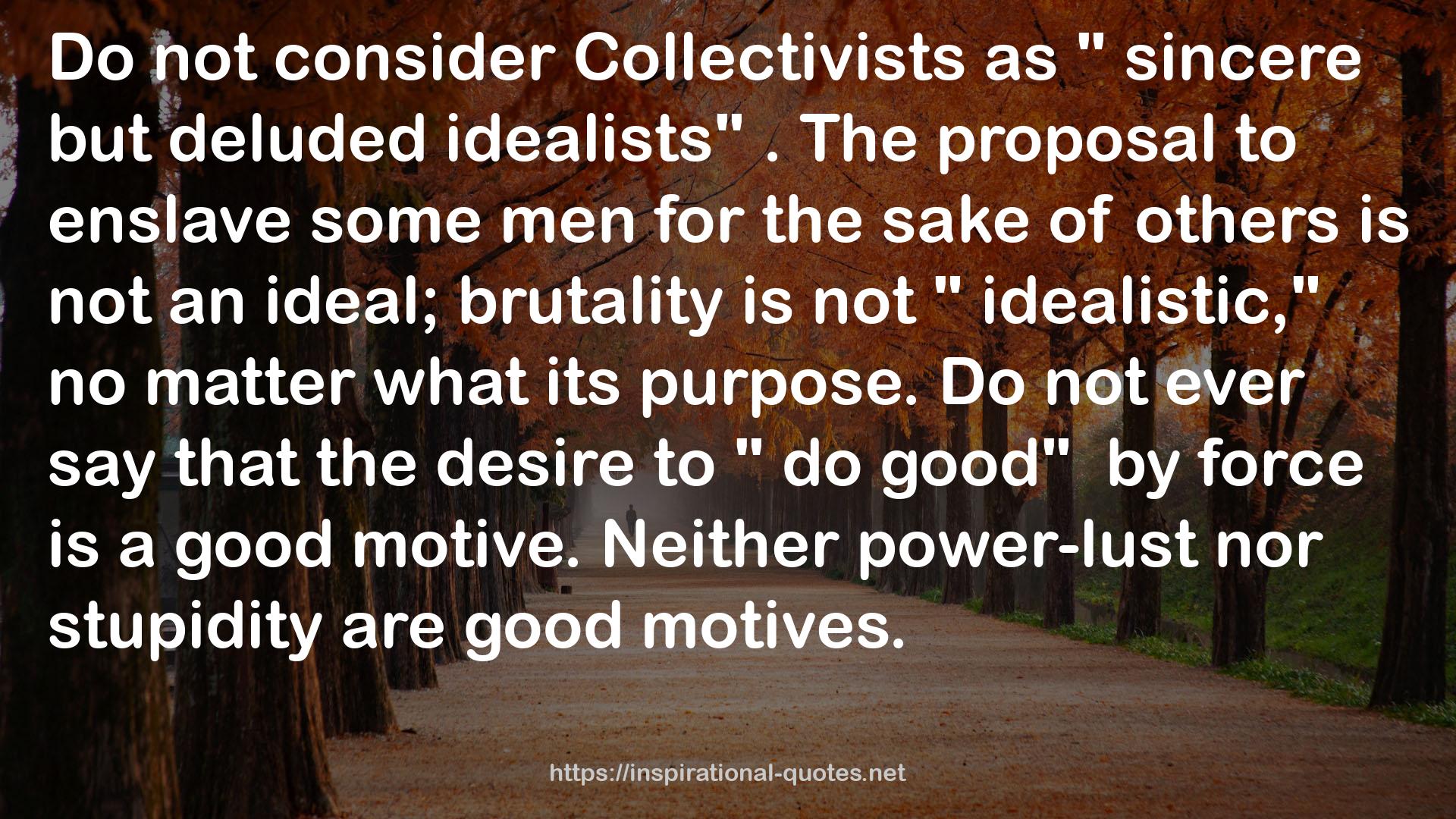 Collectivists  QUOTES