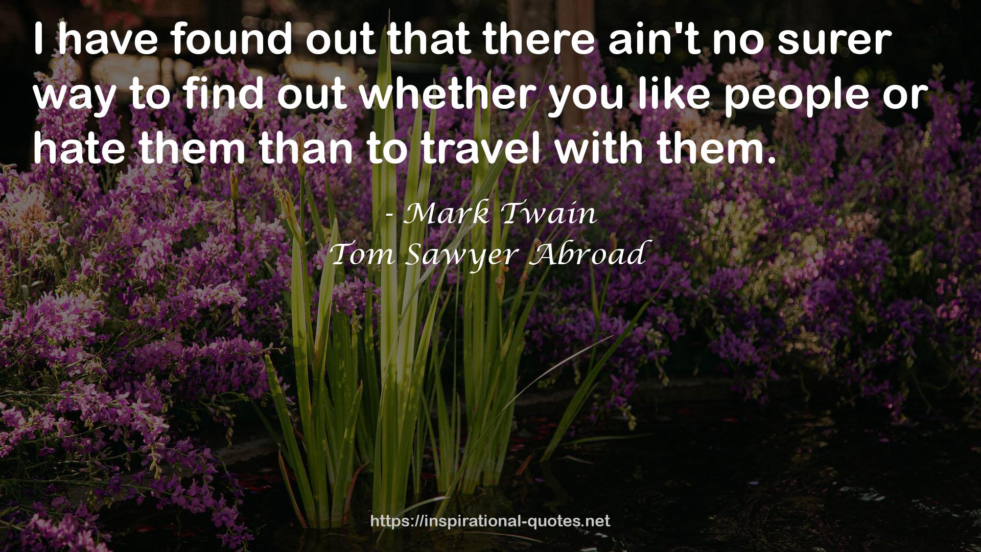 Tom Sawyer Abroad QUOTES