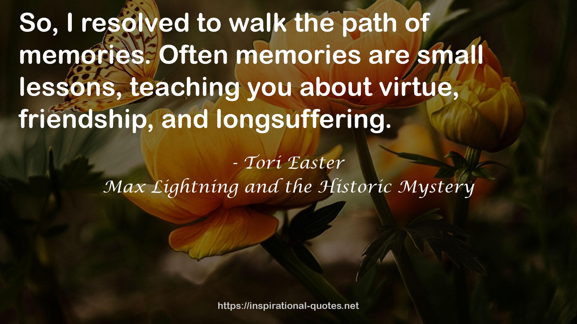 Tori Easter QUOTES