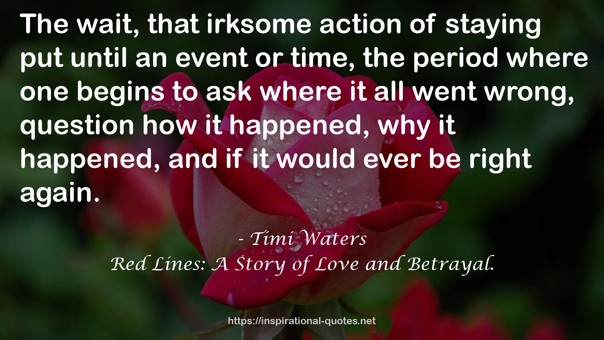 Timi Waters QUOTES