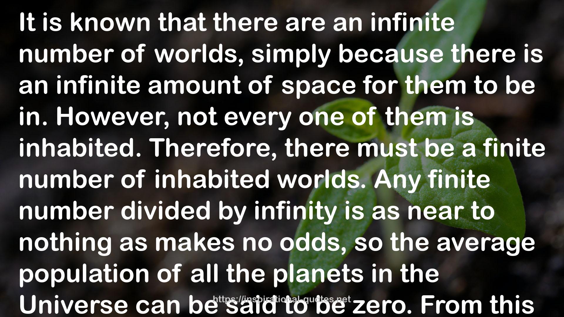 a finite number  QUOTES