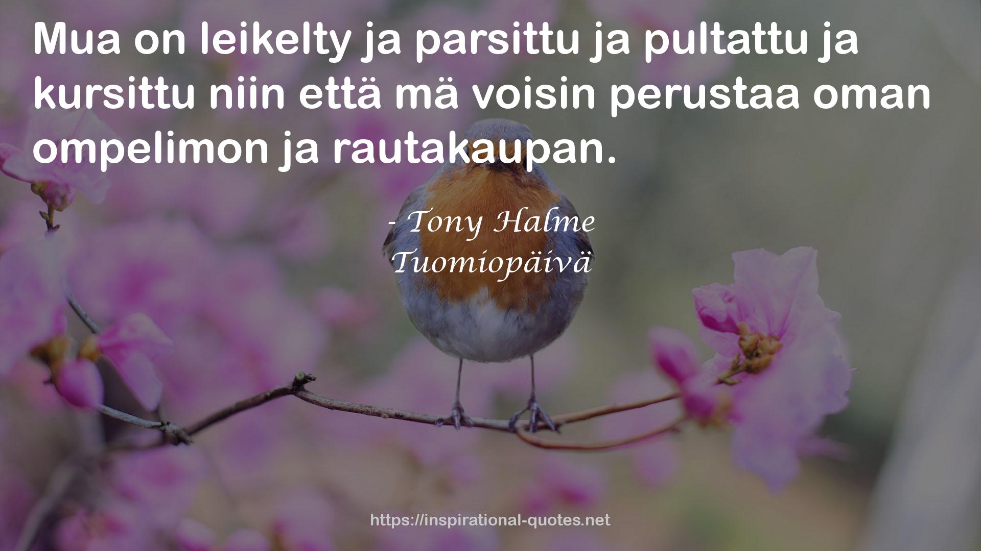 Tony Halme QUOTES