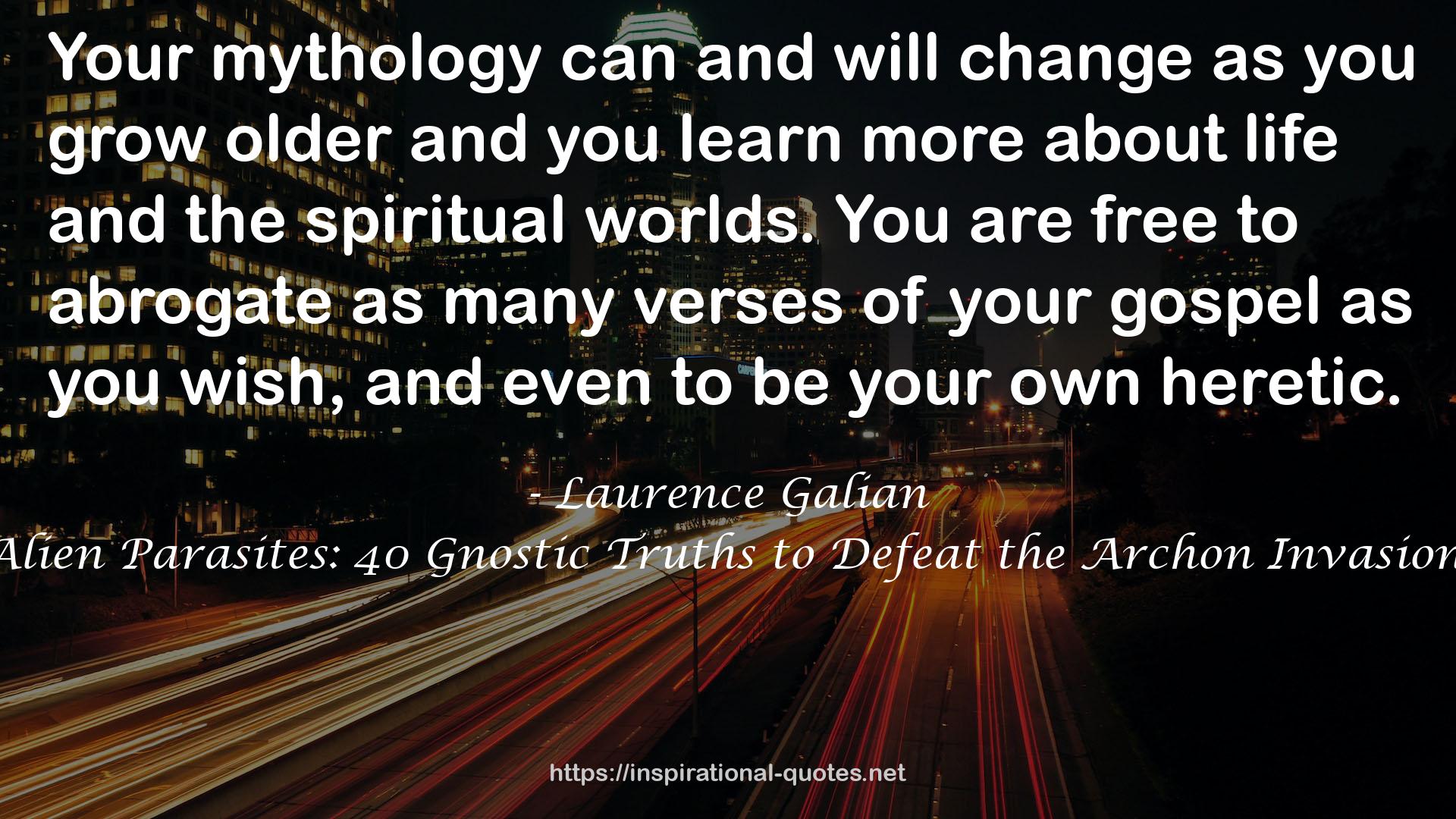 Laurence Galian QUOTES