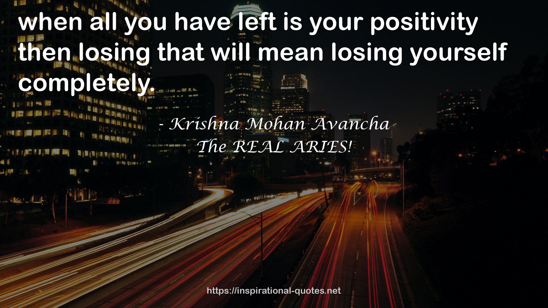 Krishna Mohan Avancha QUOTES