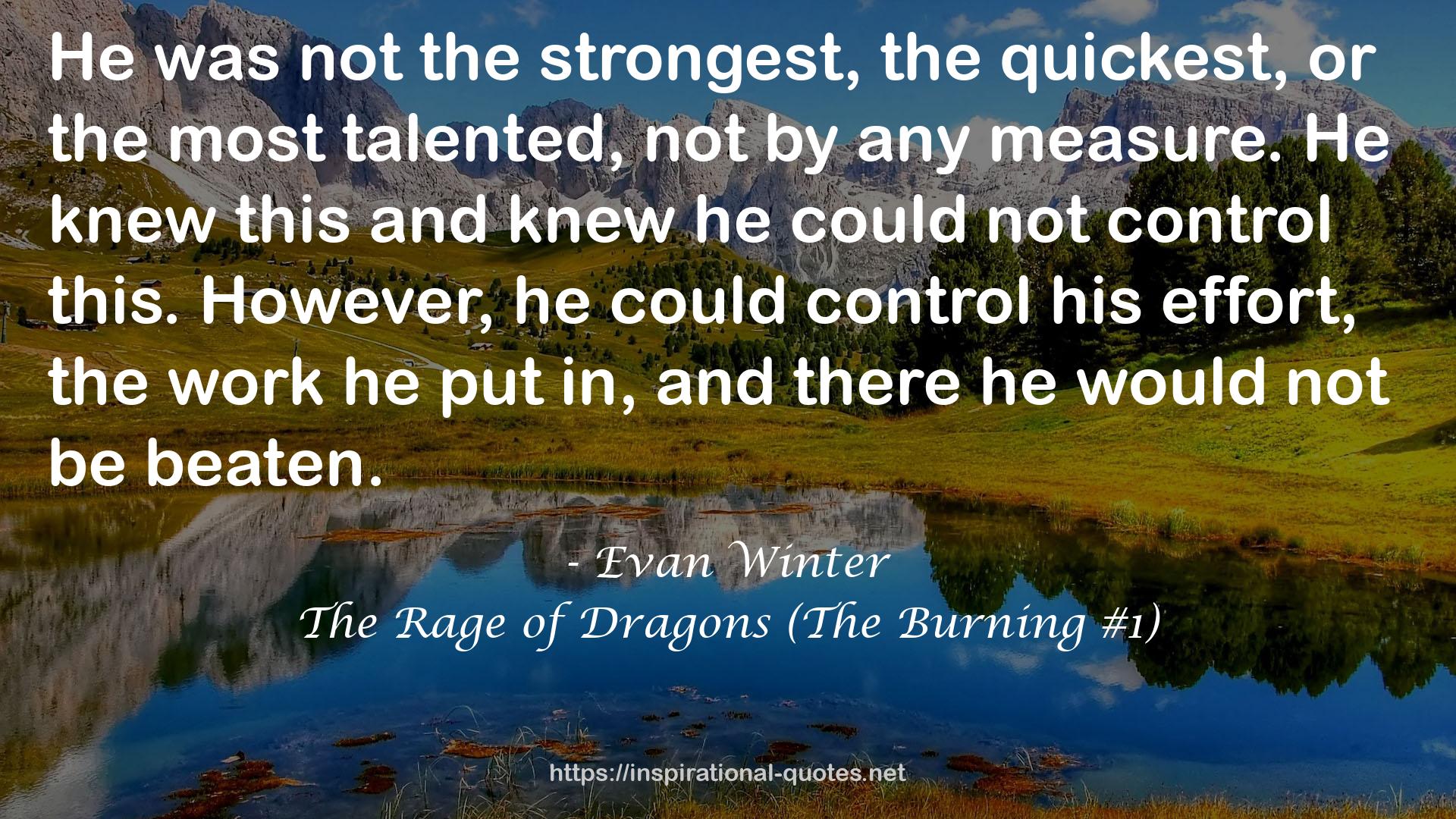 The Rage of Dragons (The Burning #1) QUOTES