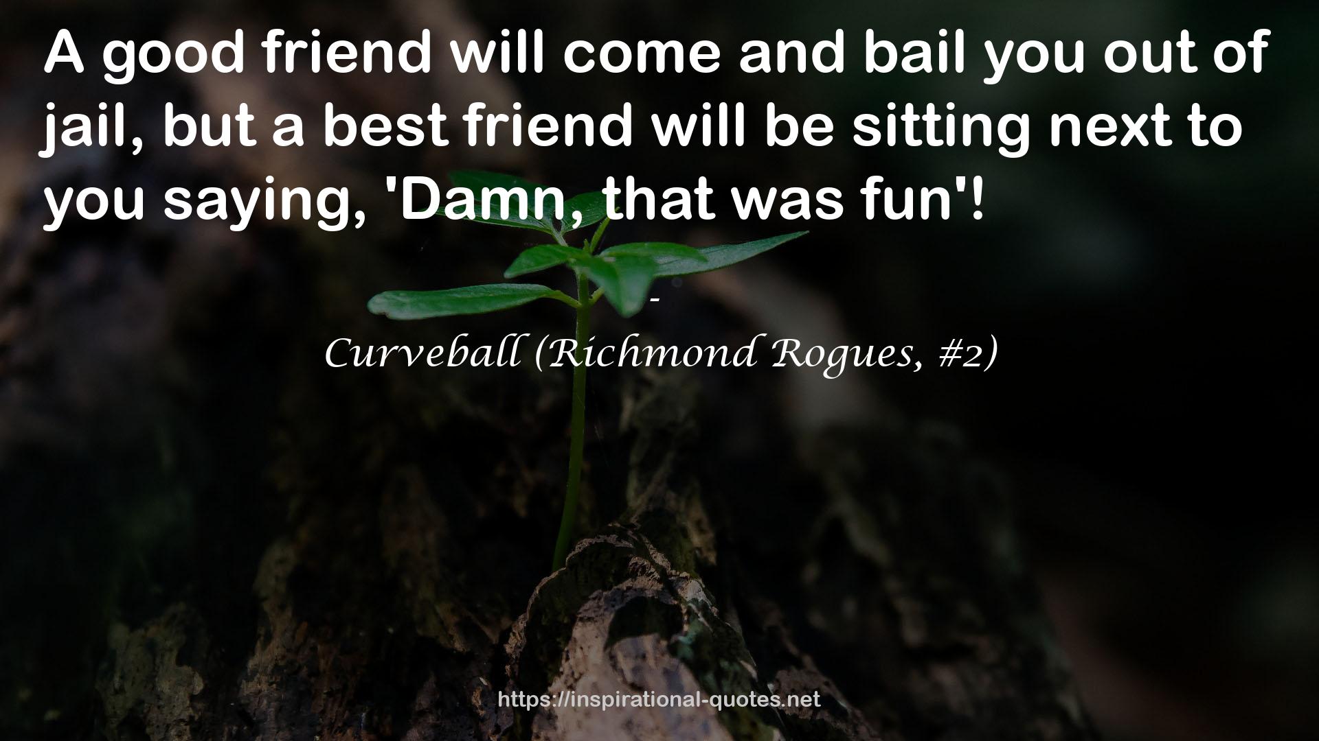 Curveball (Richmond Rogues, #2) QUOTES