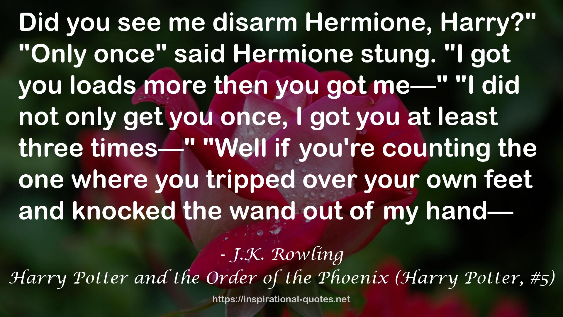 Harry Potter and the Order of the Phoenix (Harry Potter, #5) QUOTES