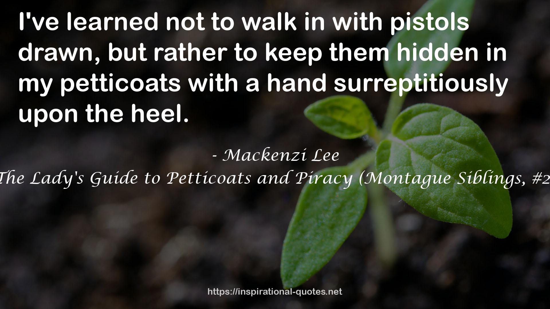 The Lady's Guide to Petticoats and Piracy (Montague Siblings, #2) QUOTES