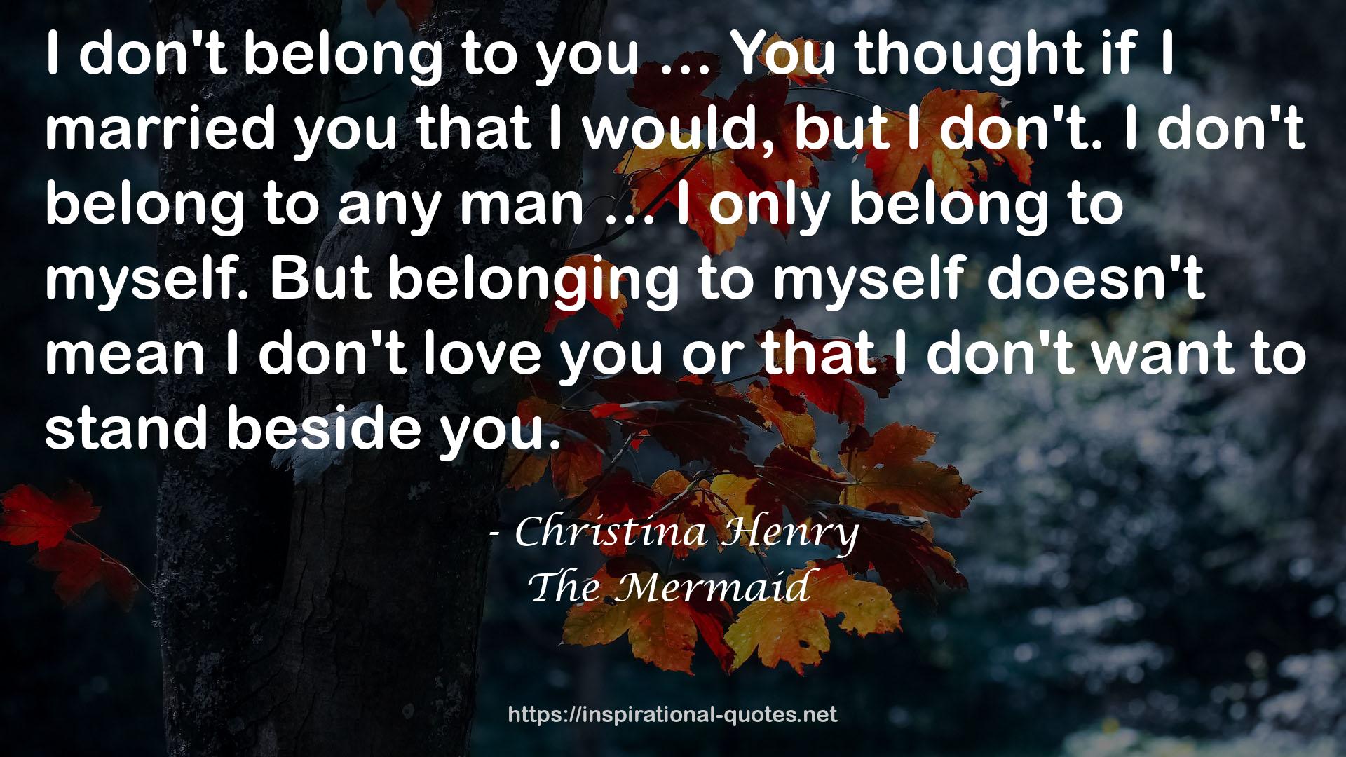 The Mermaid QUOTES