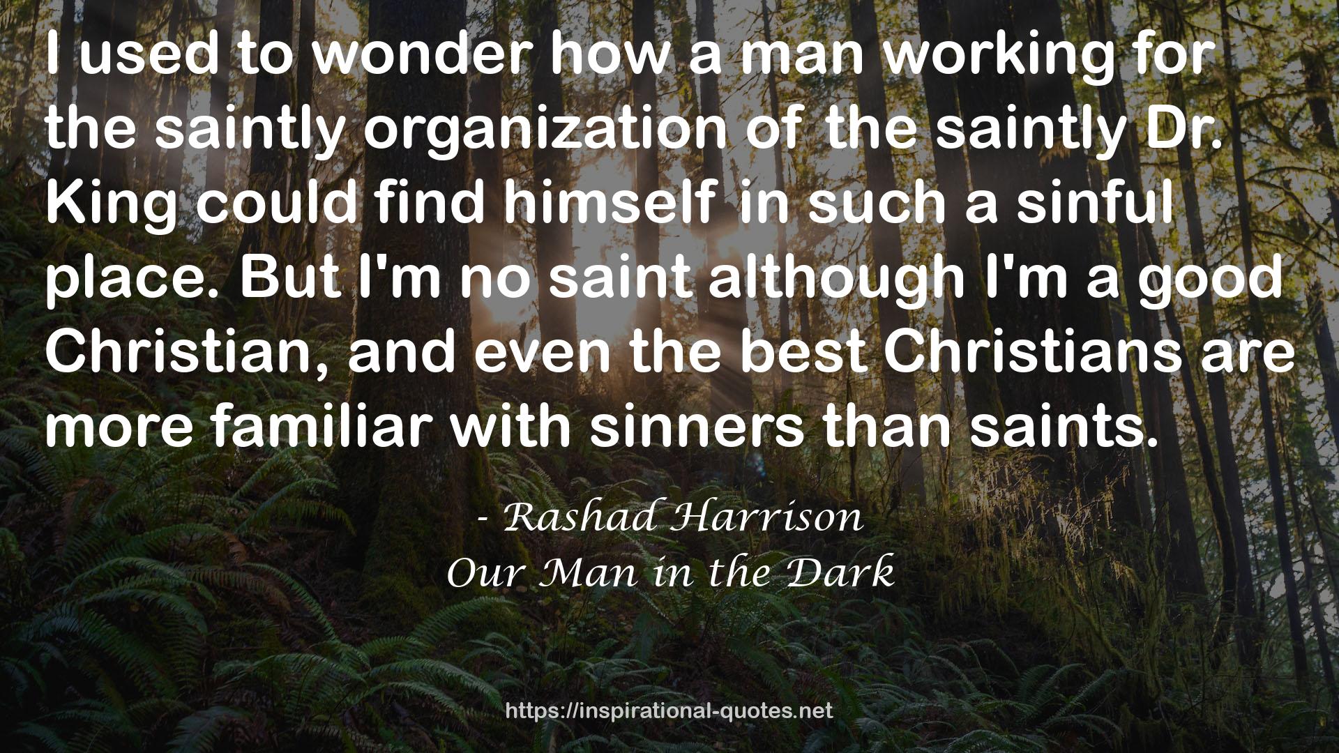 Our Man in the Dark QUOTES