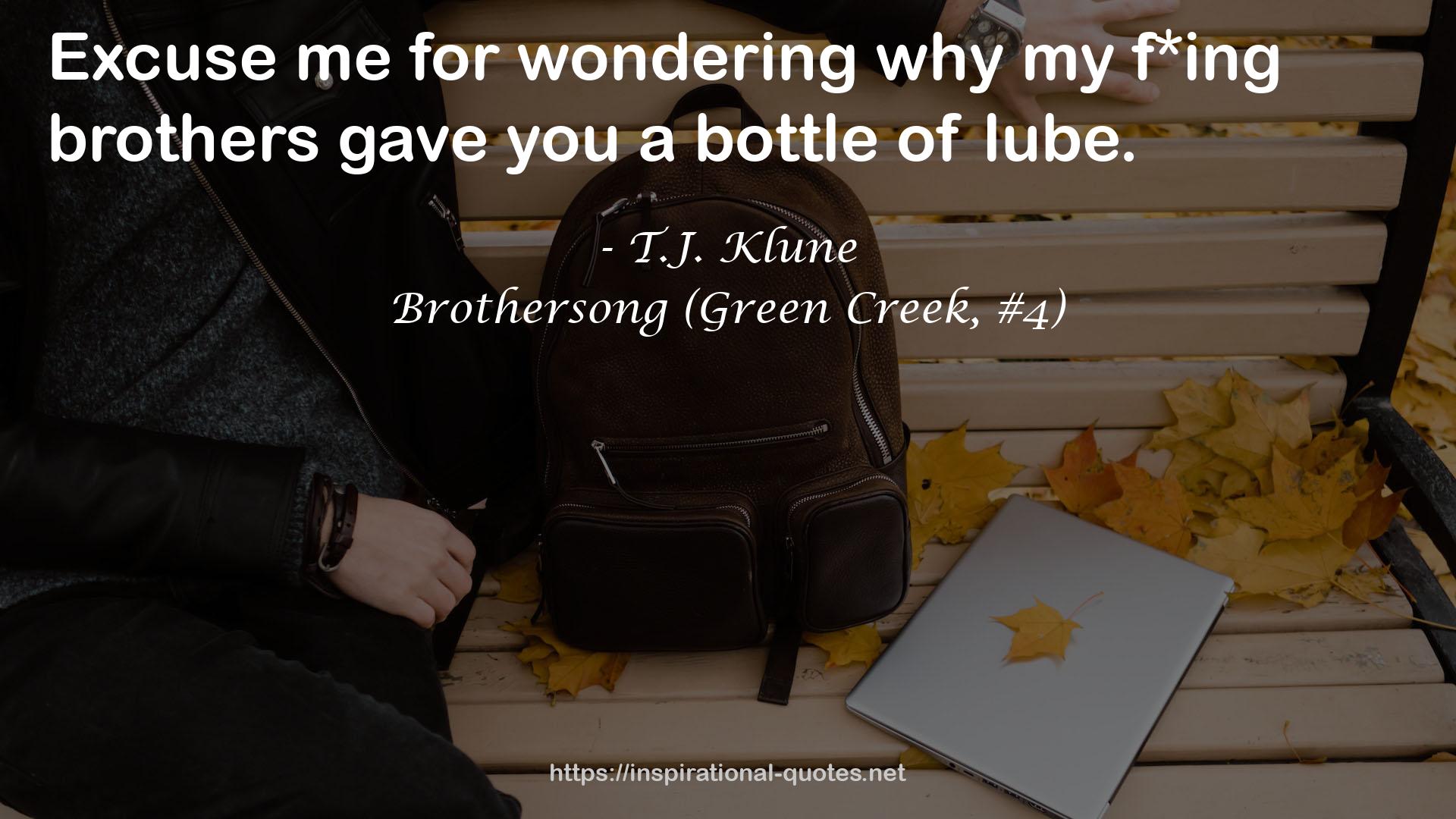 Brothersong (Green Creek, #4) QUOTES