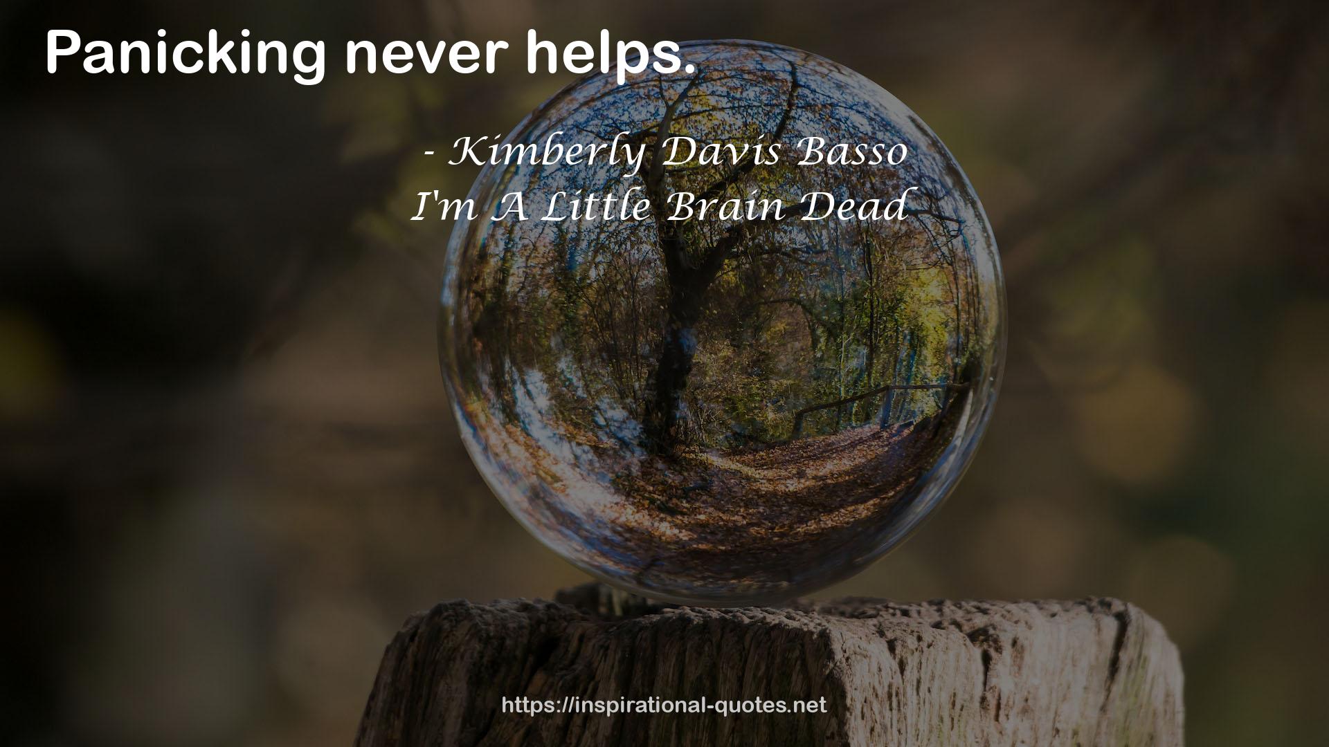 Kimberly Davis Basso QUOTES