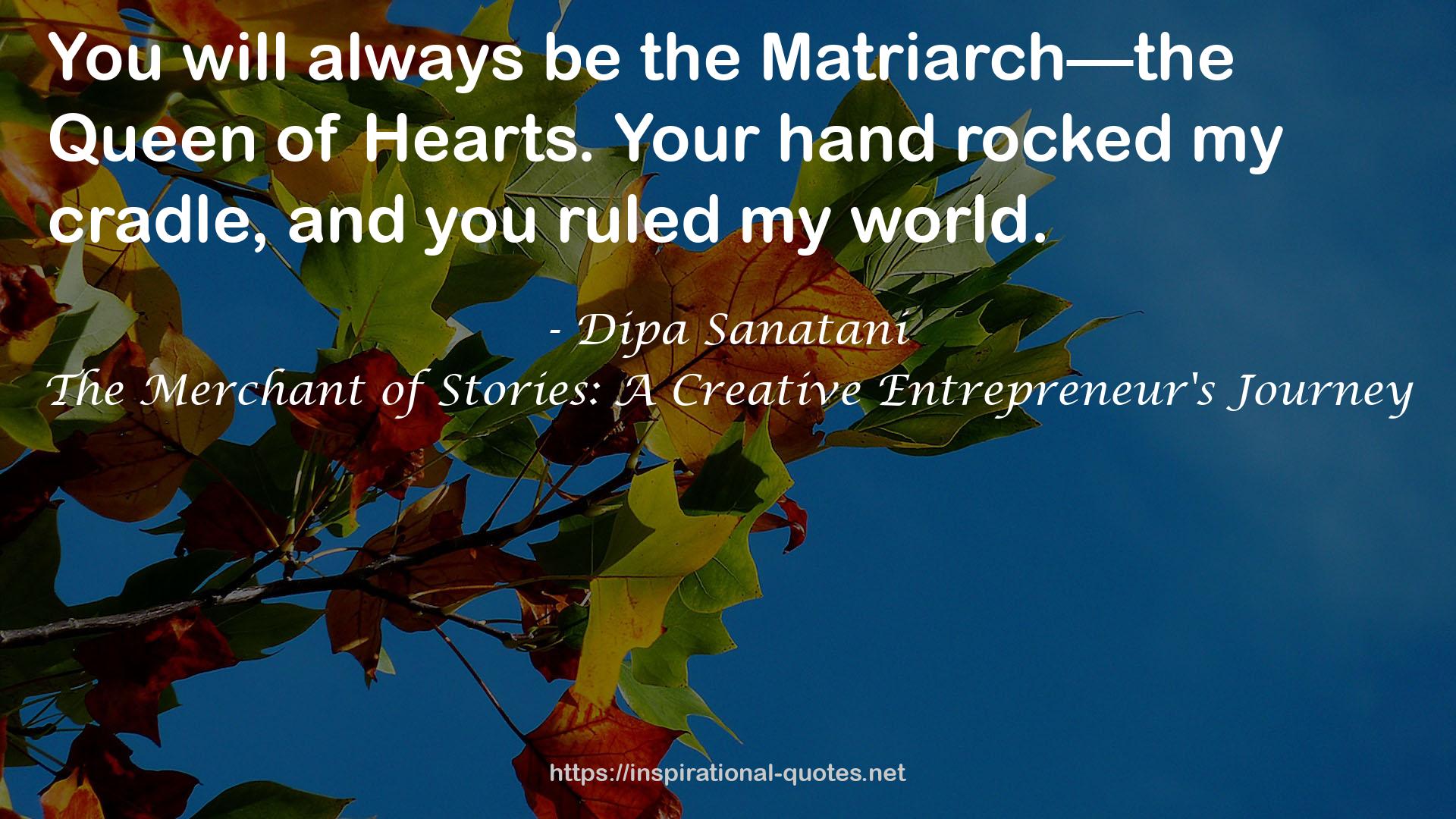 The Merchant of Stories: A Creative Entrepreneur's Journey QUOTES