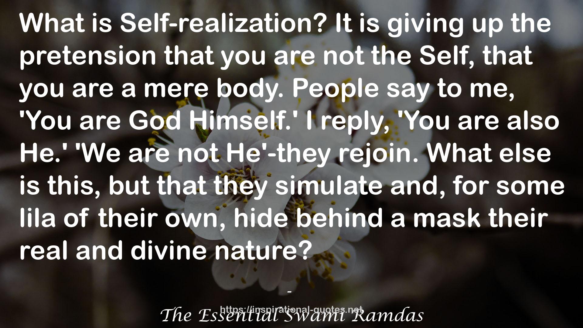 The Essential Swami Ramdas QUOTES