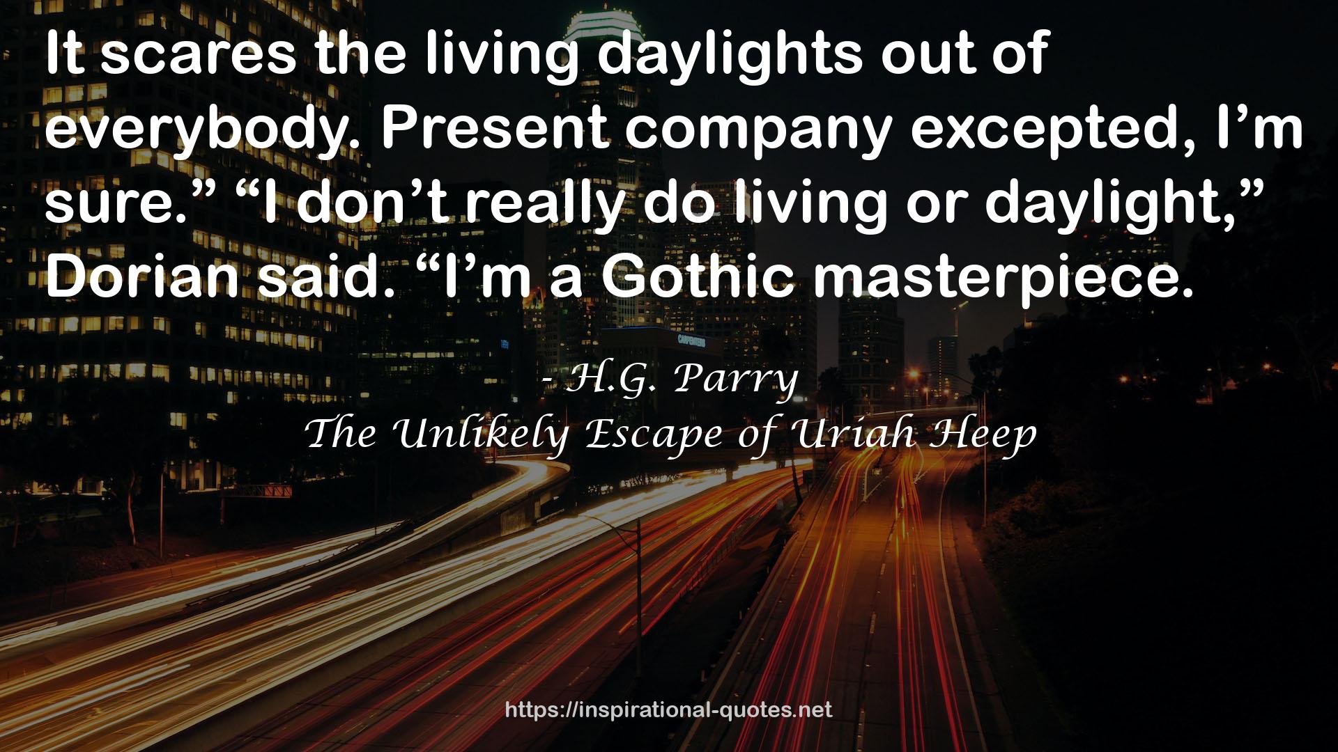 H.G. Parry QUOTES