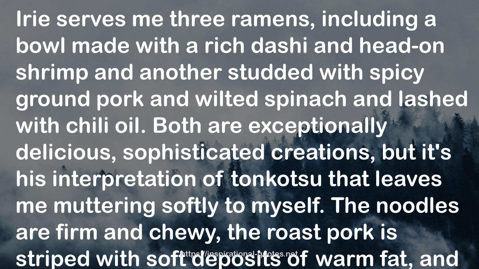 Rice, Noodle, Fish: Deep Travels Through Japan's Food Culture QUOTES