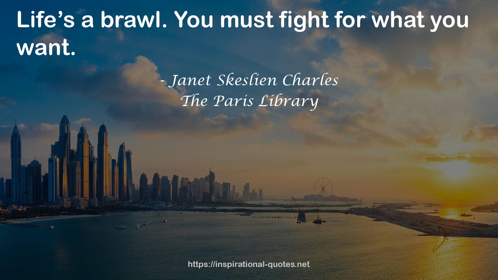 The Paris Library QUOTES