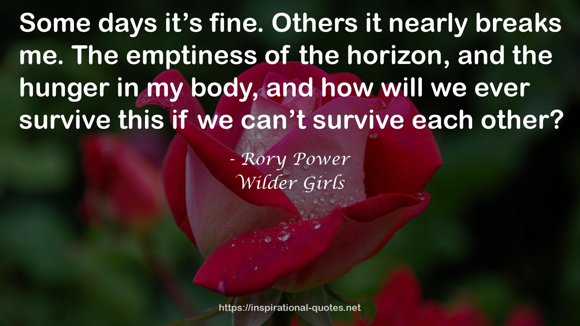 Rory Power QUOTES