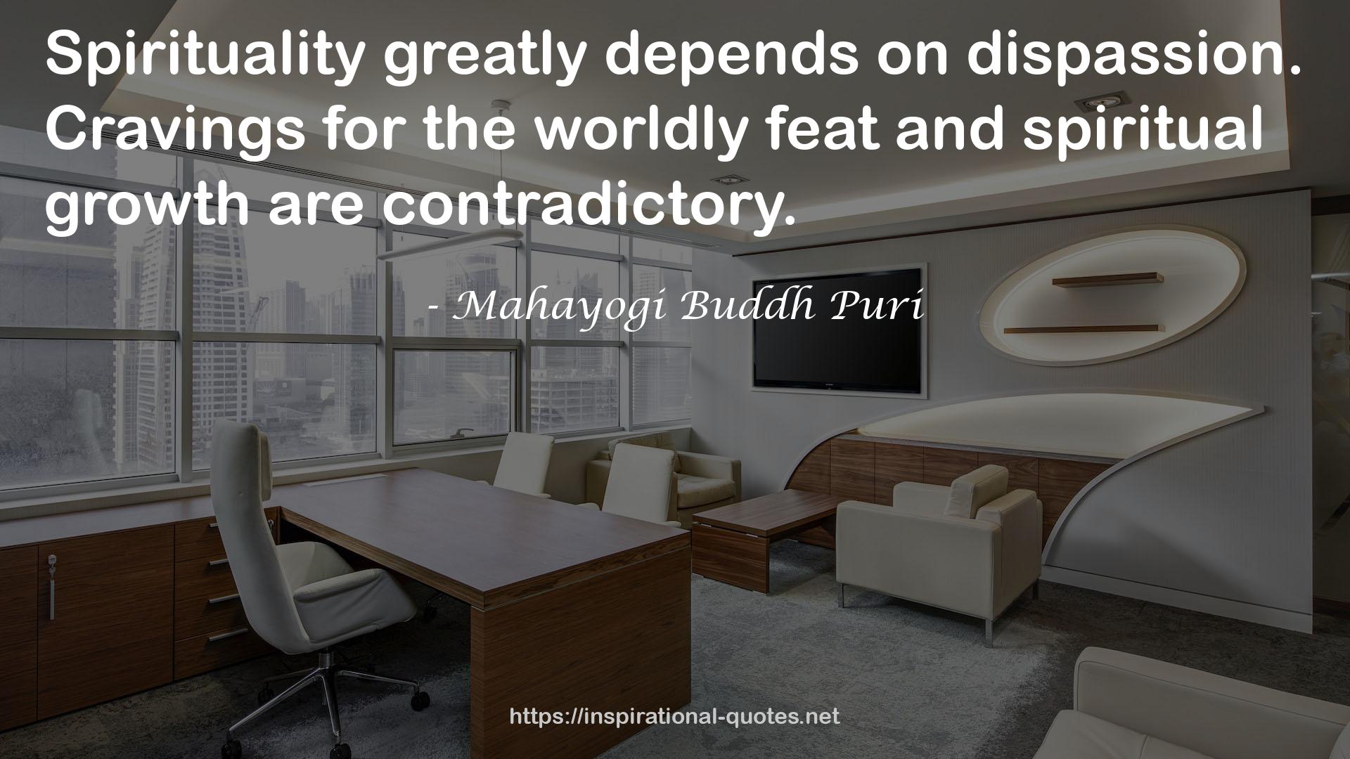 Mahayogi Buddh Puri QUOTES