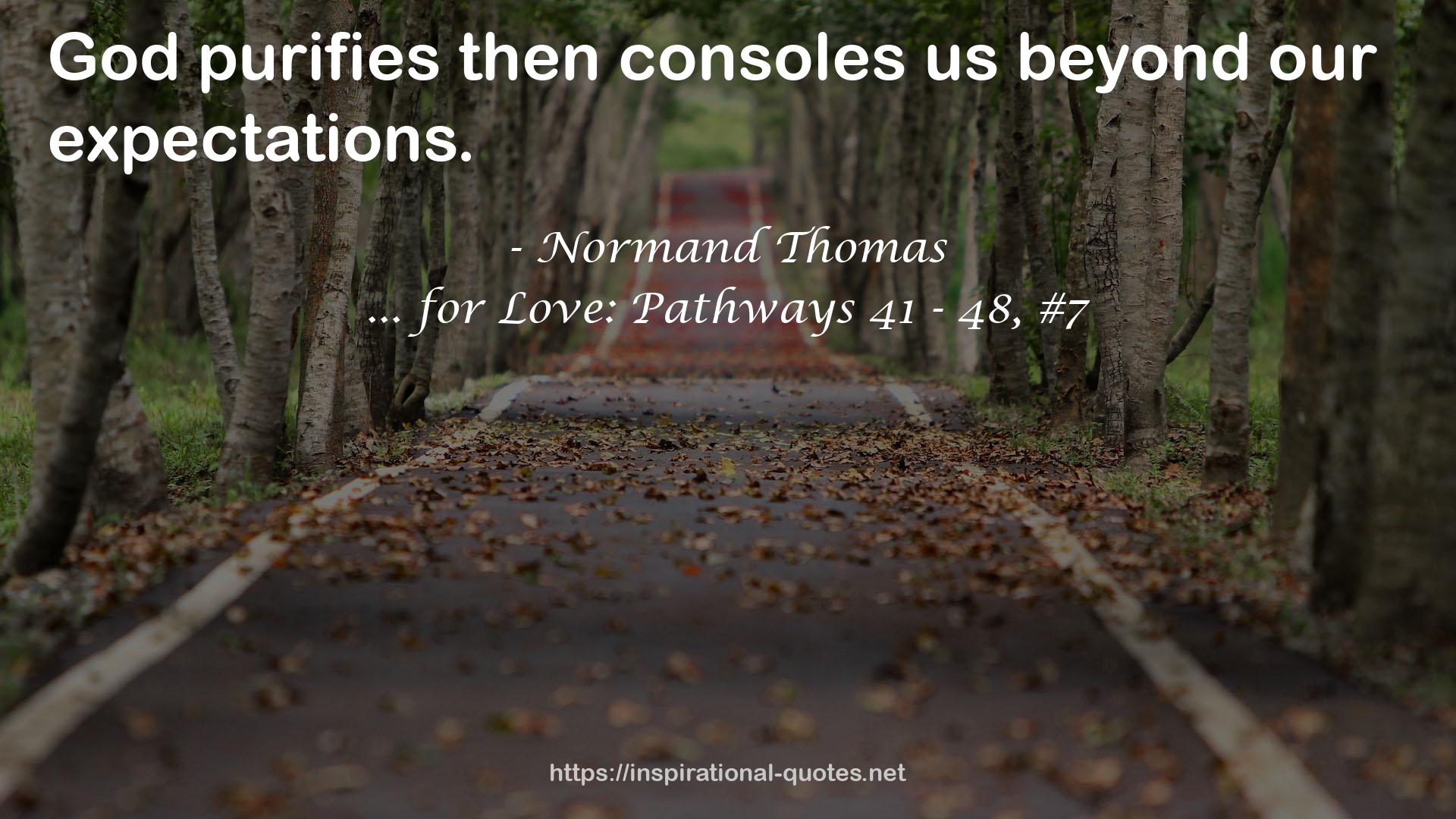Normand Thomas QUOTES