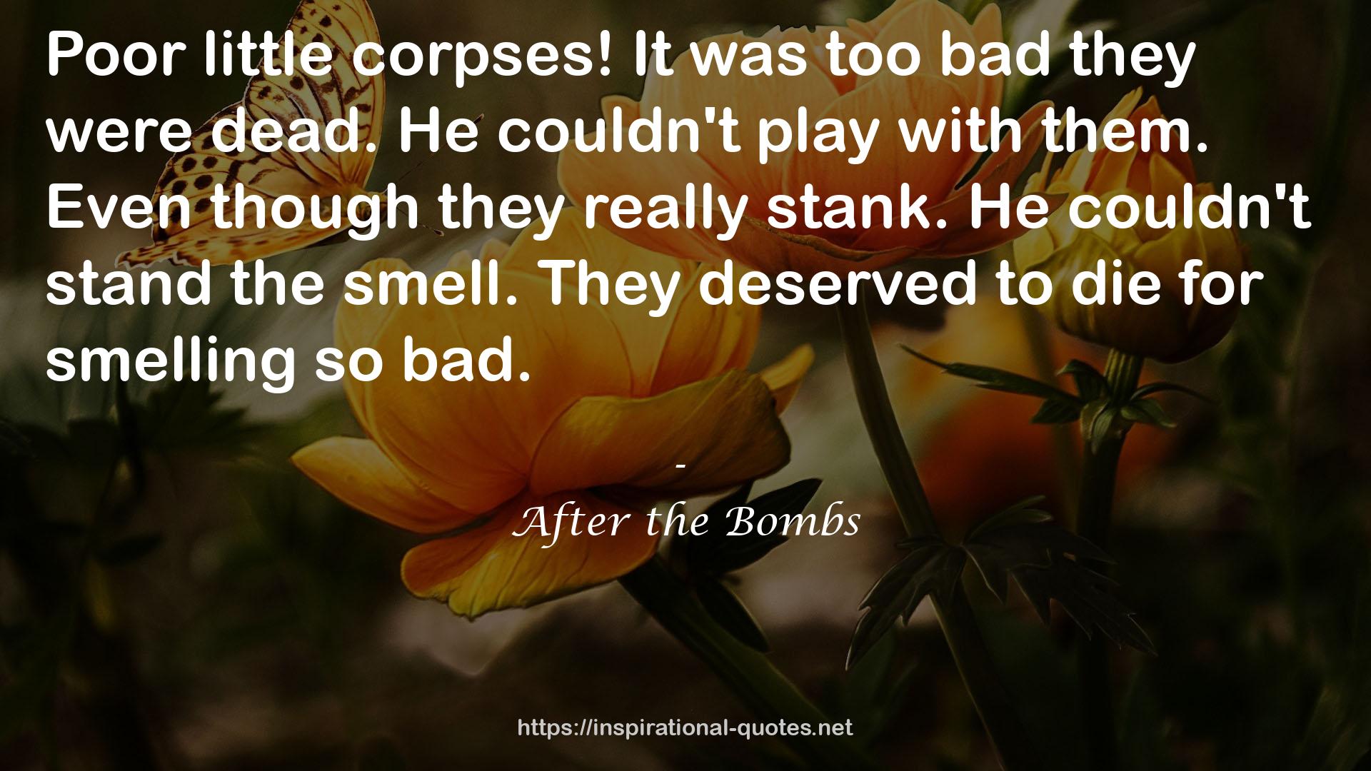 After the Bombs QUOTES