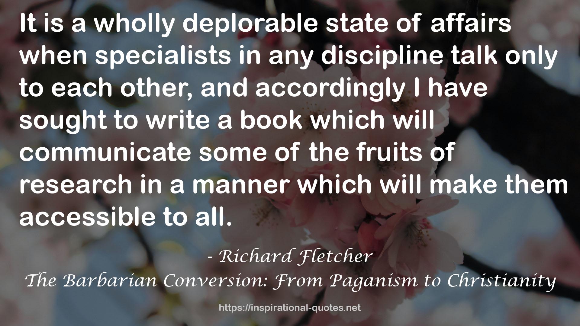 Richard Fletcher QUOTES